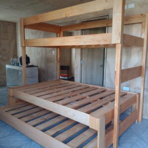camarote 2 plaza con cama superior 1 1/2 mas nido 1 plaza